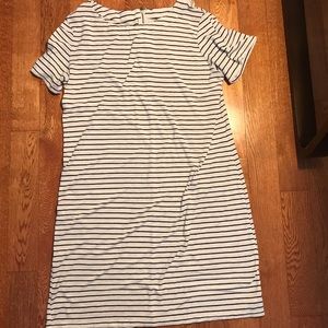 Merona White Stripped Dress